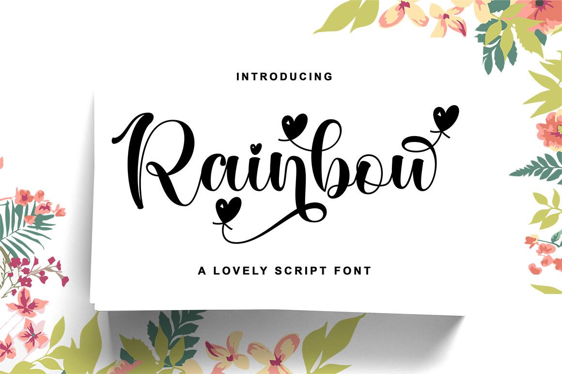 Rainbow Font
