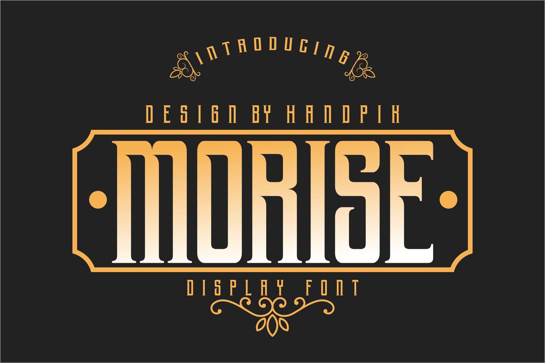 Morise Font