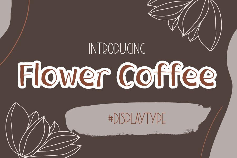Flower Coffee Font