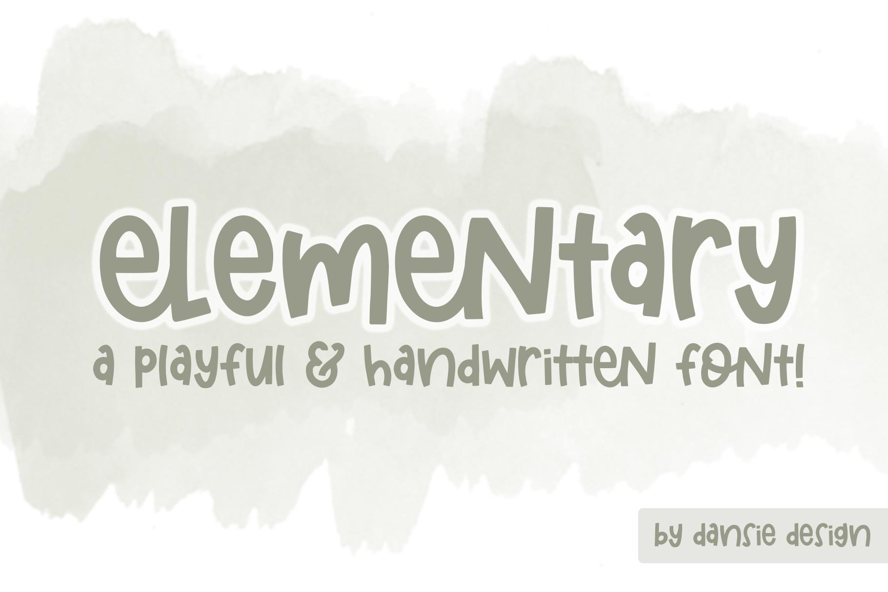 Elementary Font