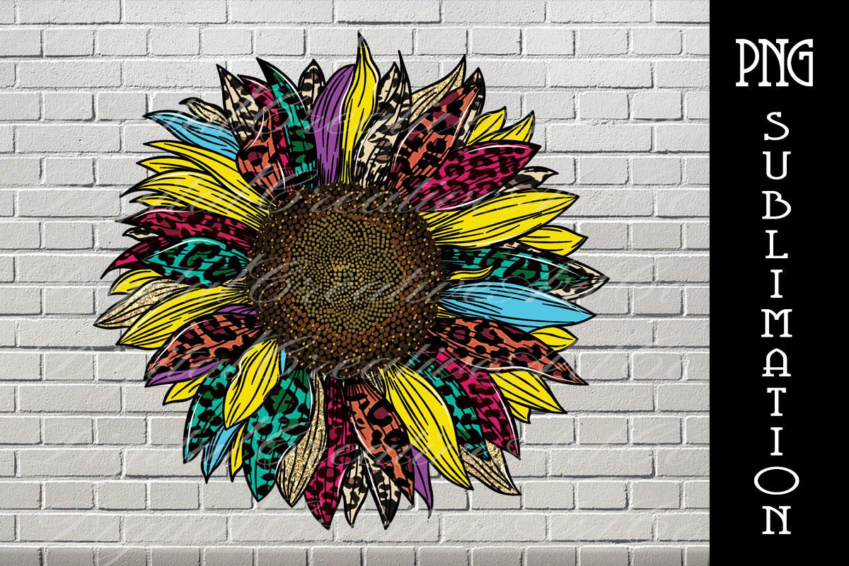 Sunflower Sublimation Colorful Western