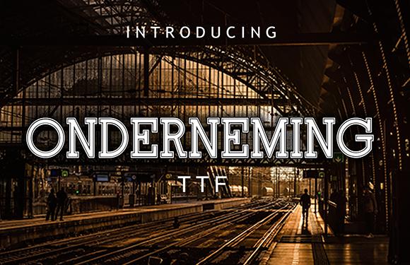 Onderneming Font