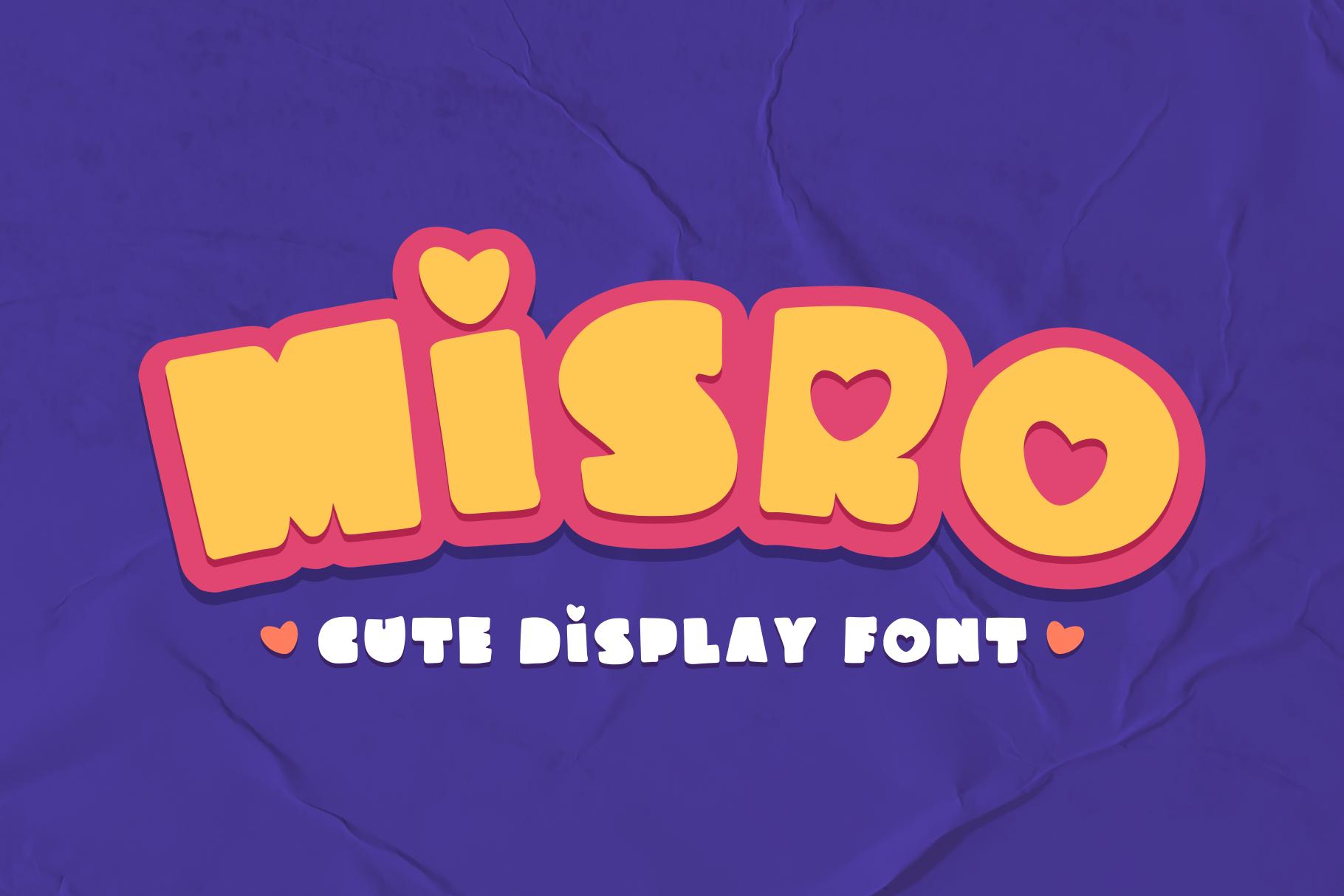 Misro Font