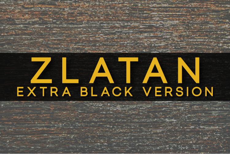 Zlatan Extra Black Font