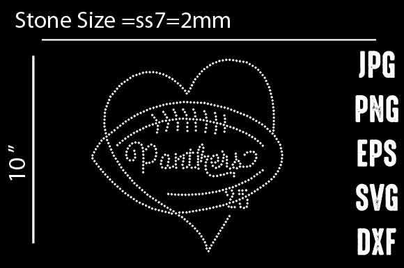 Love Rhinestone Templates