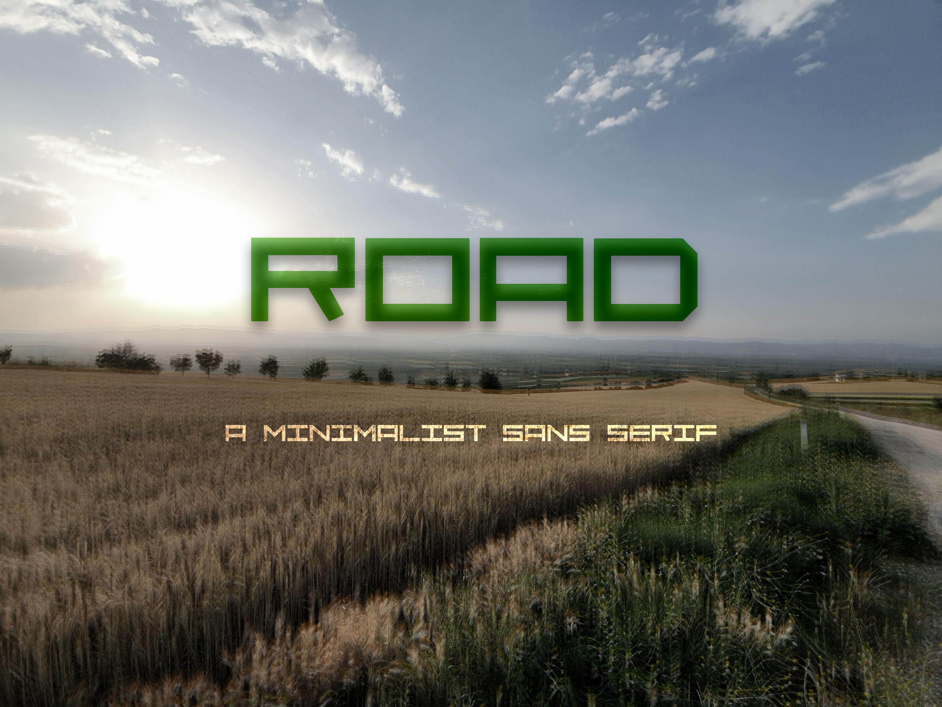 Road Font