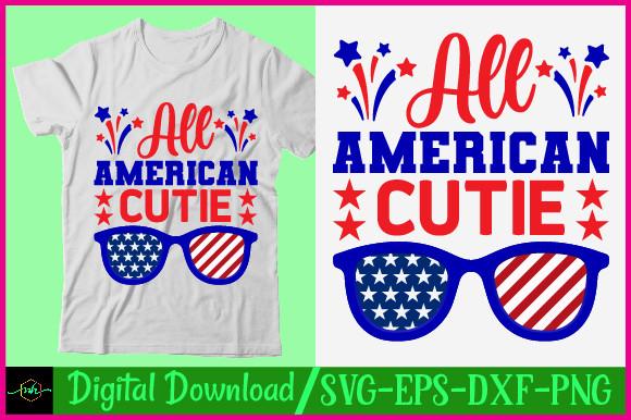 About All American Cutie T Shirt Design