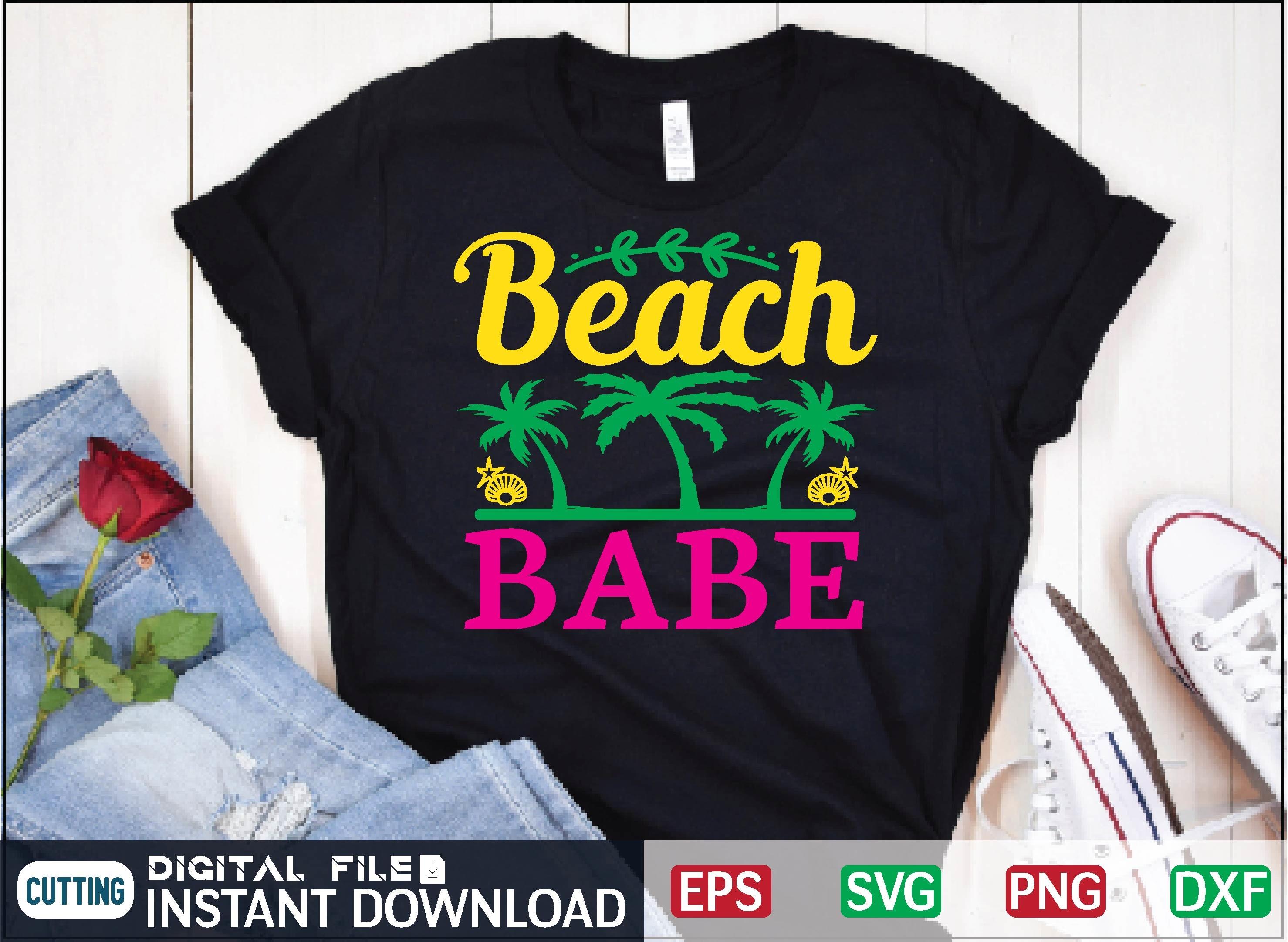 Beach Babe Svg Design