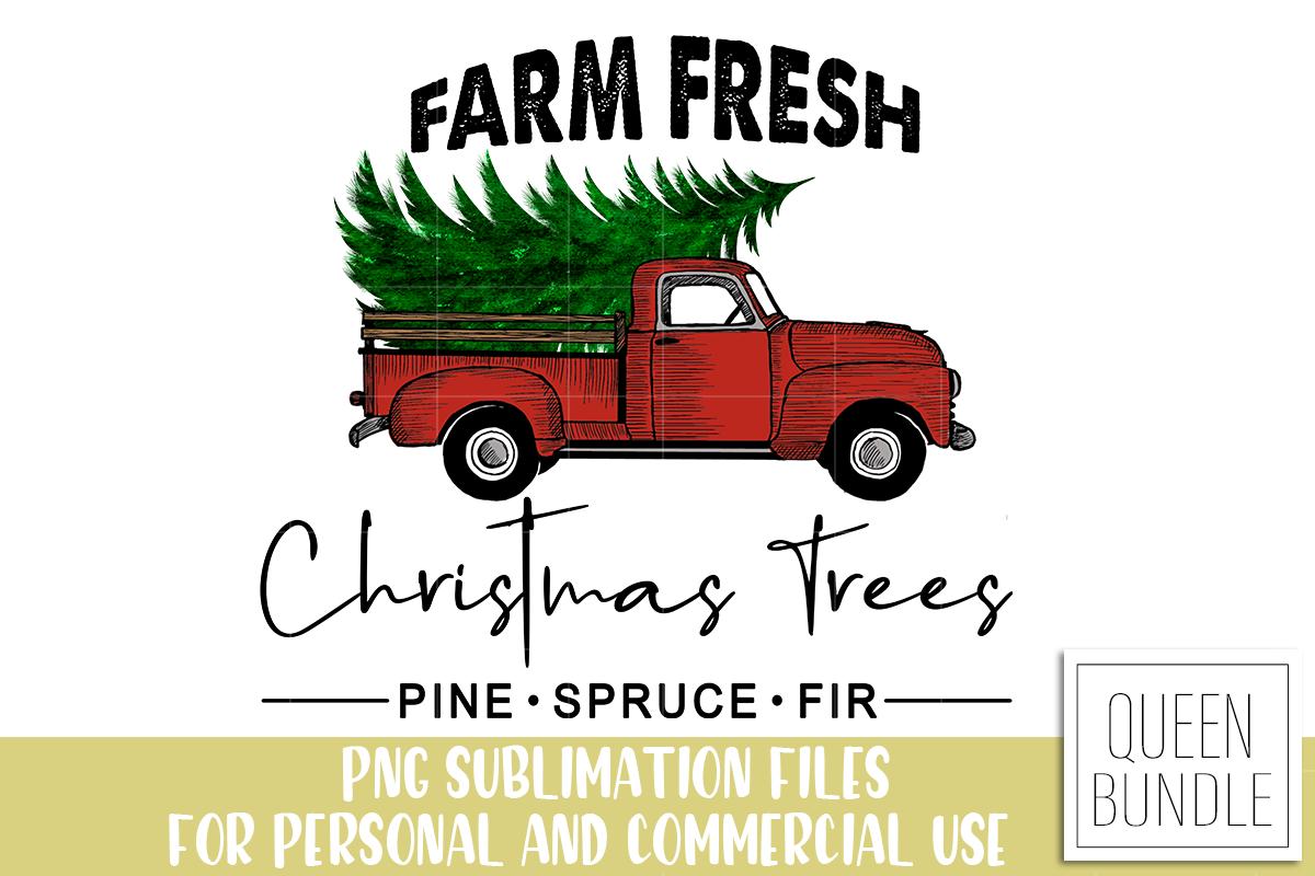 Red Truck Sublimation| Farm Fresh