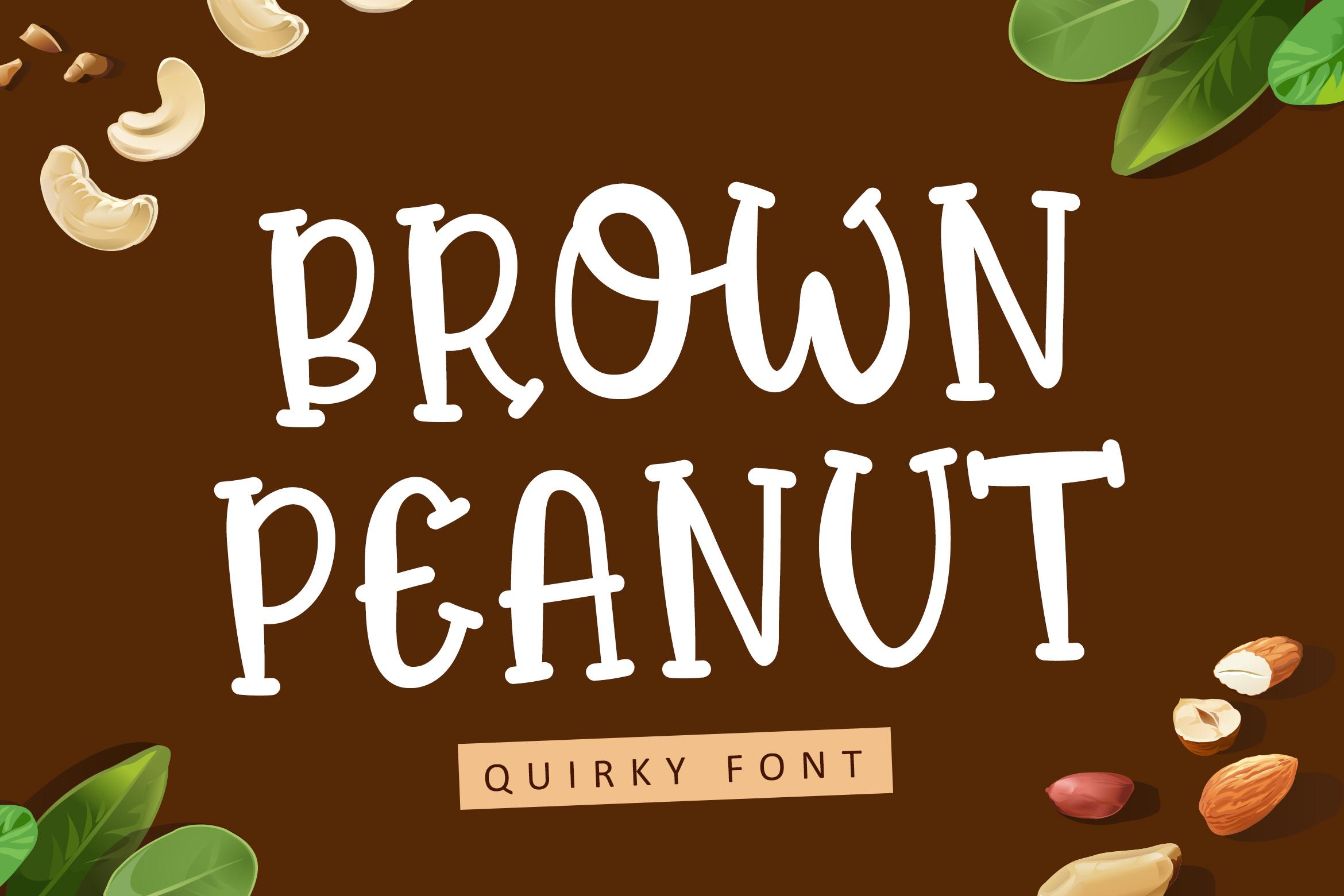 Brown Peanut Font