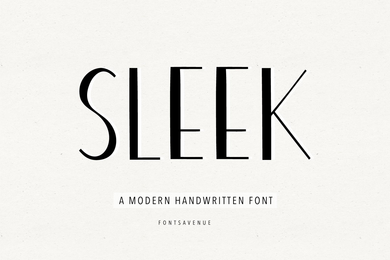 Sleek Font