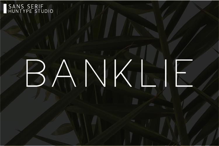Banklie Font
