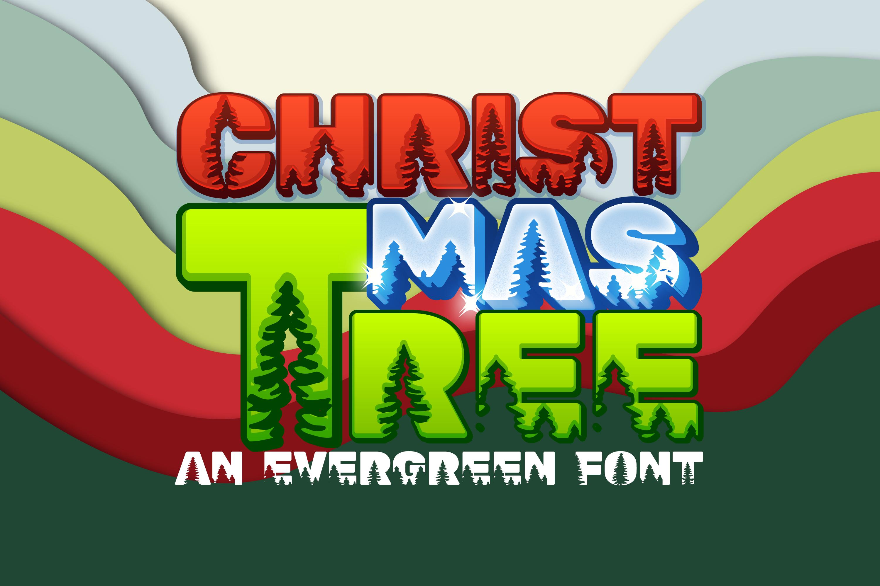 Christmas Tree Font