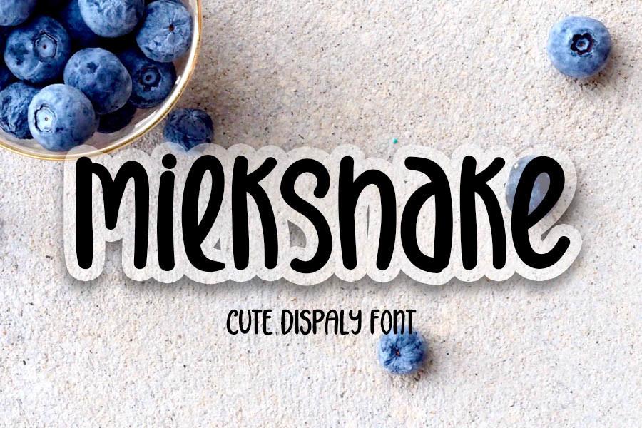 Milkshake Font