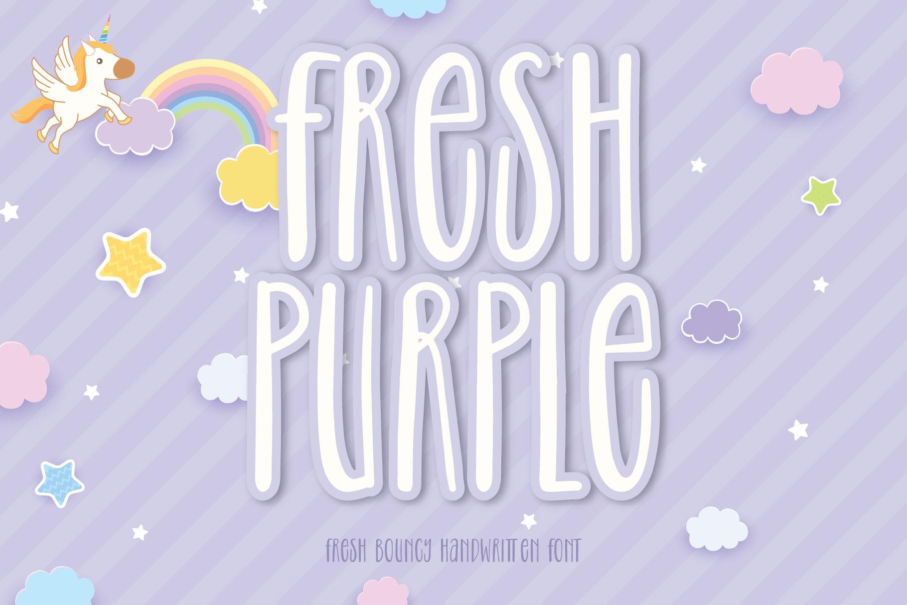 Fresh Purple Font