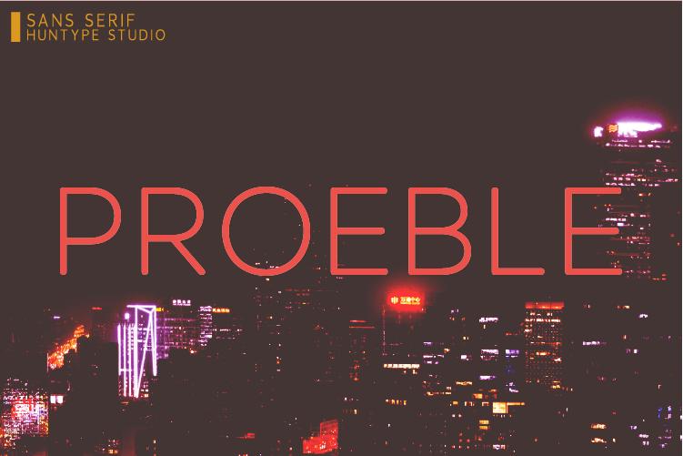 Proeble Font