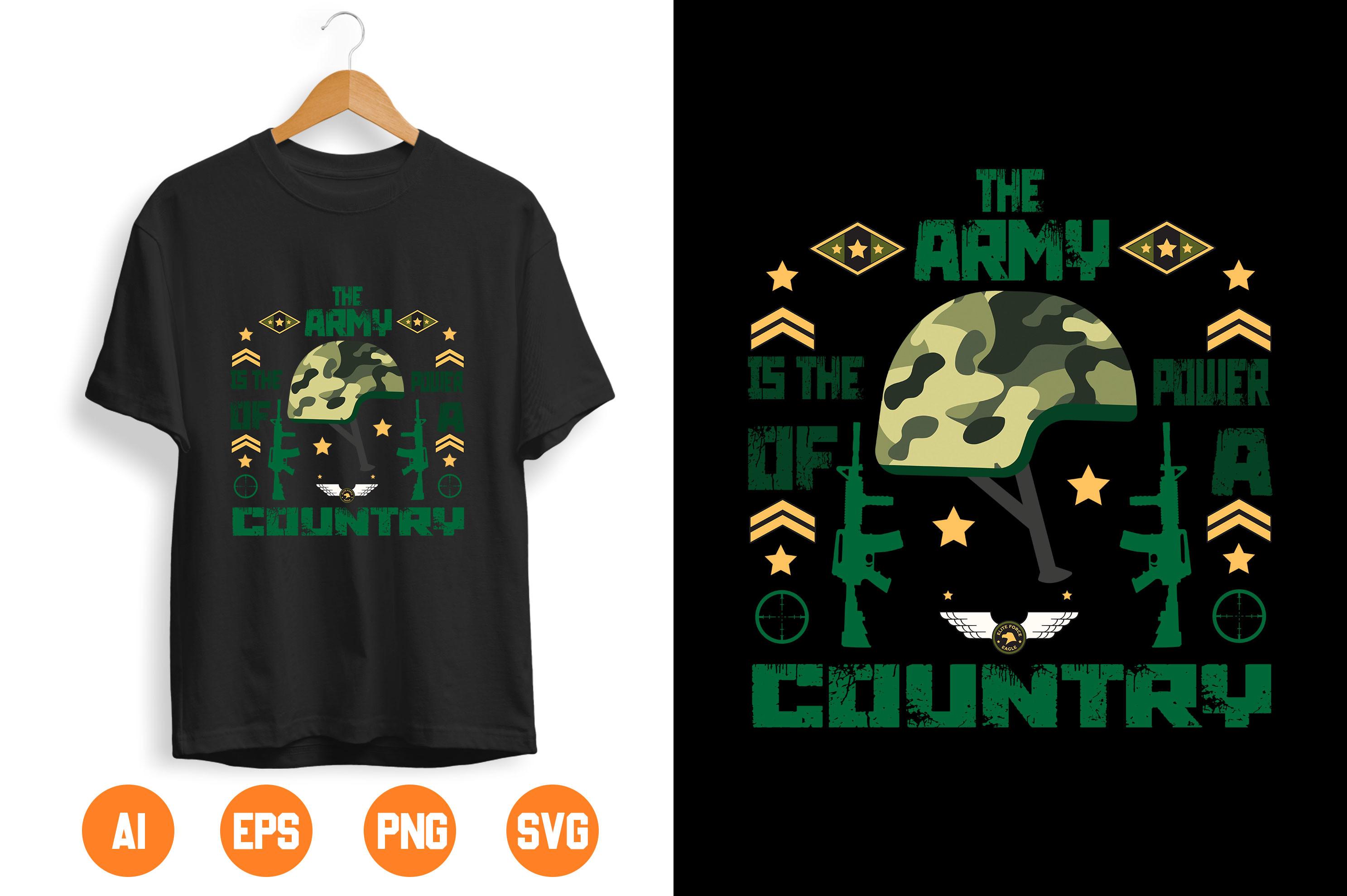 USA Army T-shirt Design 66