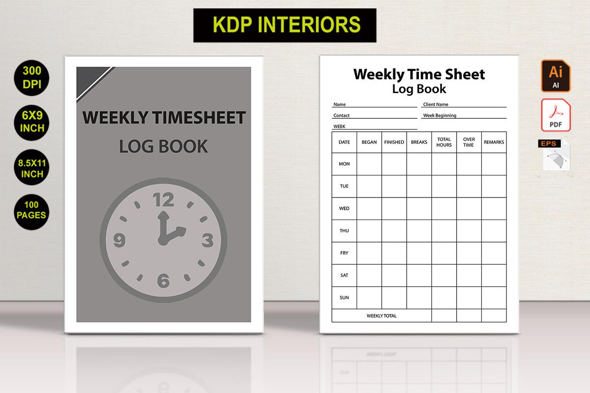 Weekly Timesheet Log Book