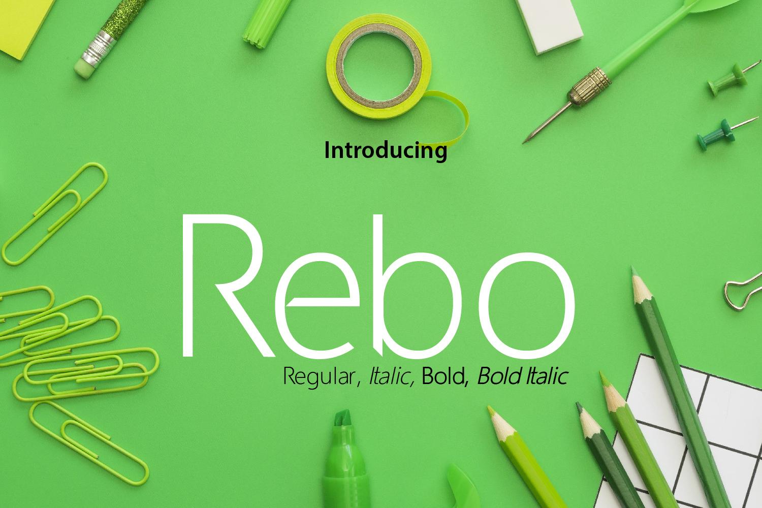 Rebo Font