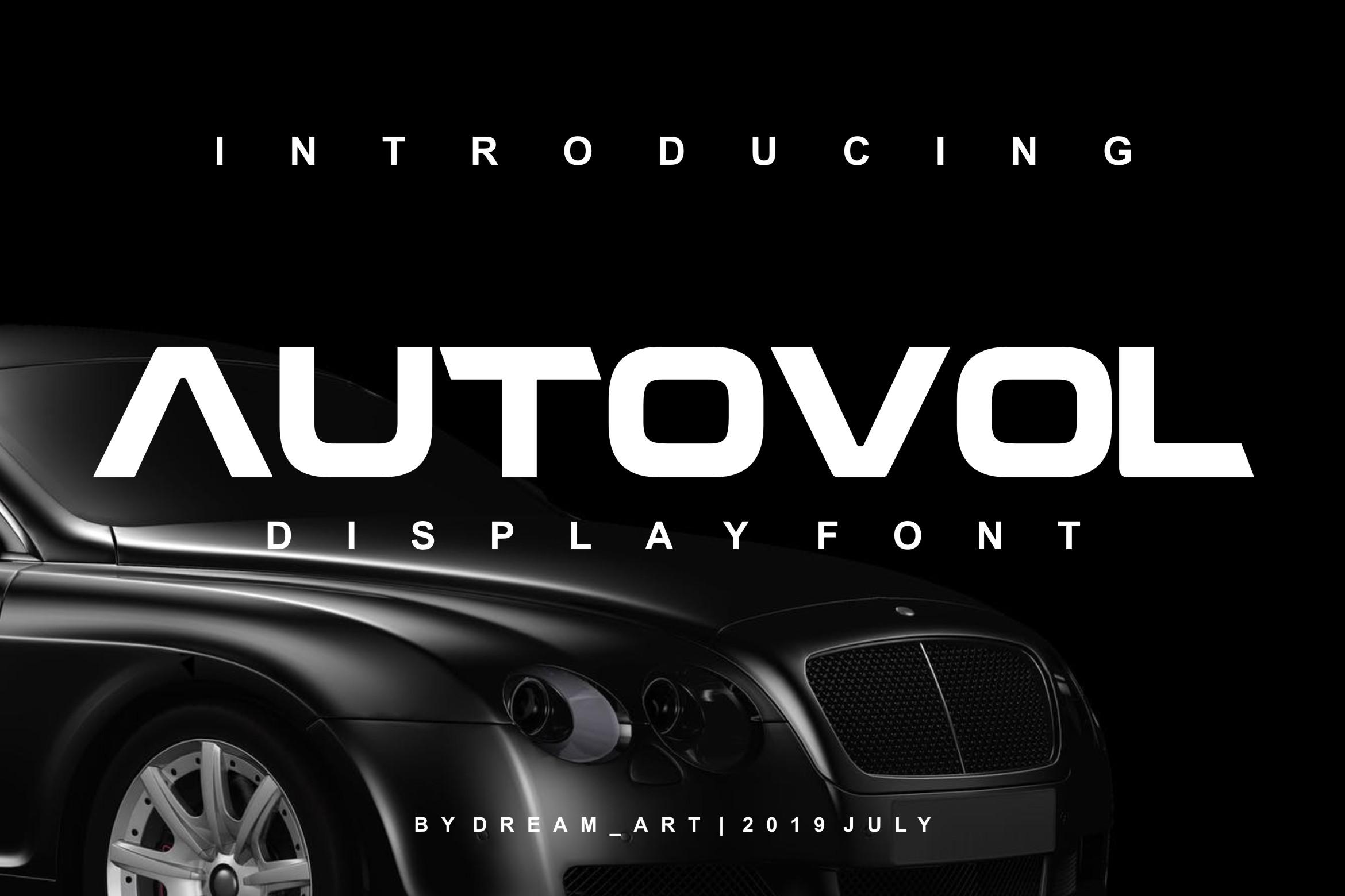 Autovol Font
