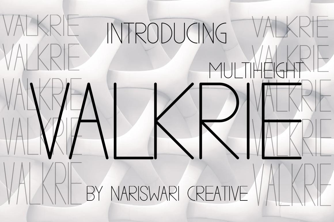 Valkrie Font
