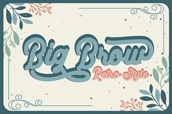 Big Brow Font