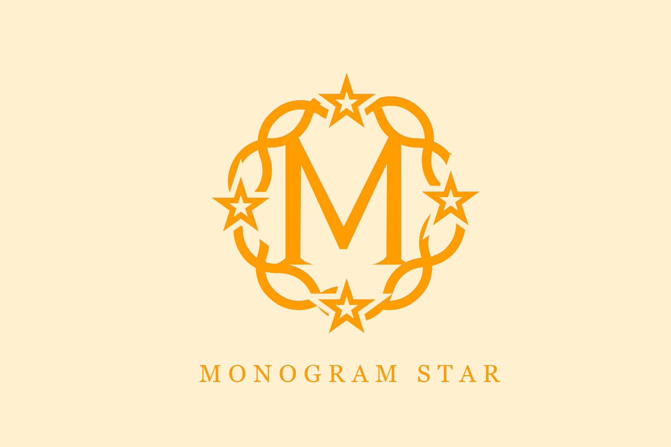 Monogram Star Font