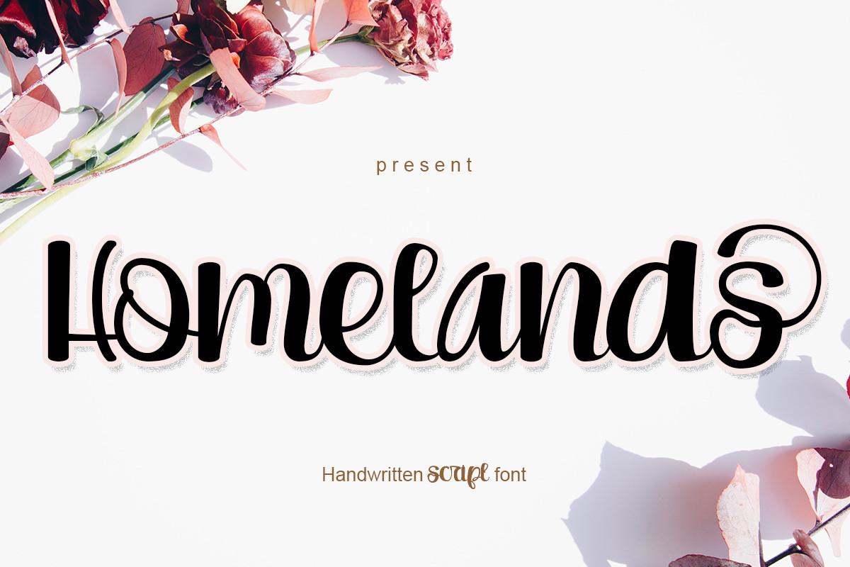 Homelands Font