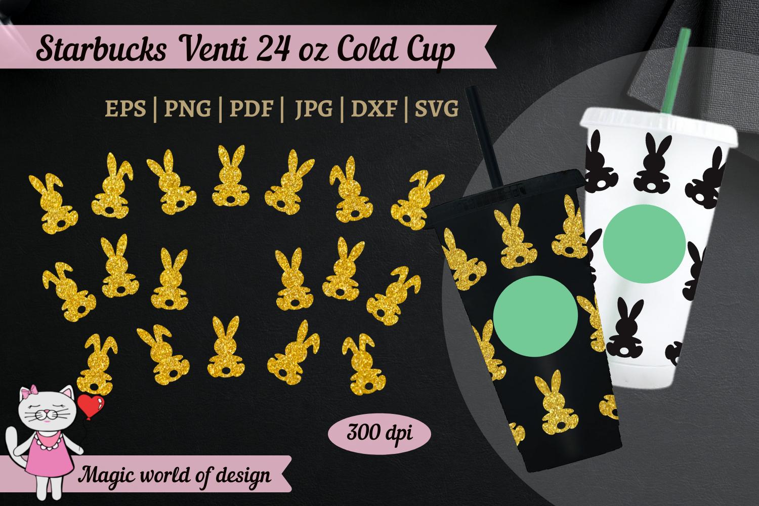 Easter Bunny Silhouette Svg Starbucks 24