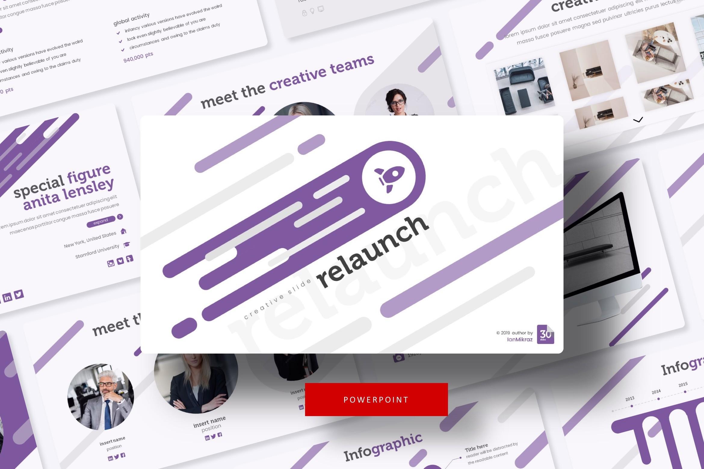 Relaunch Power Point Template