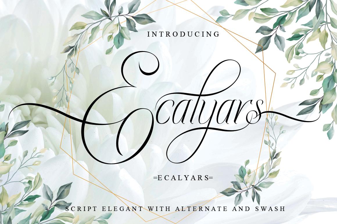 Ecalyars Font