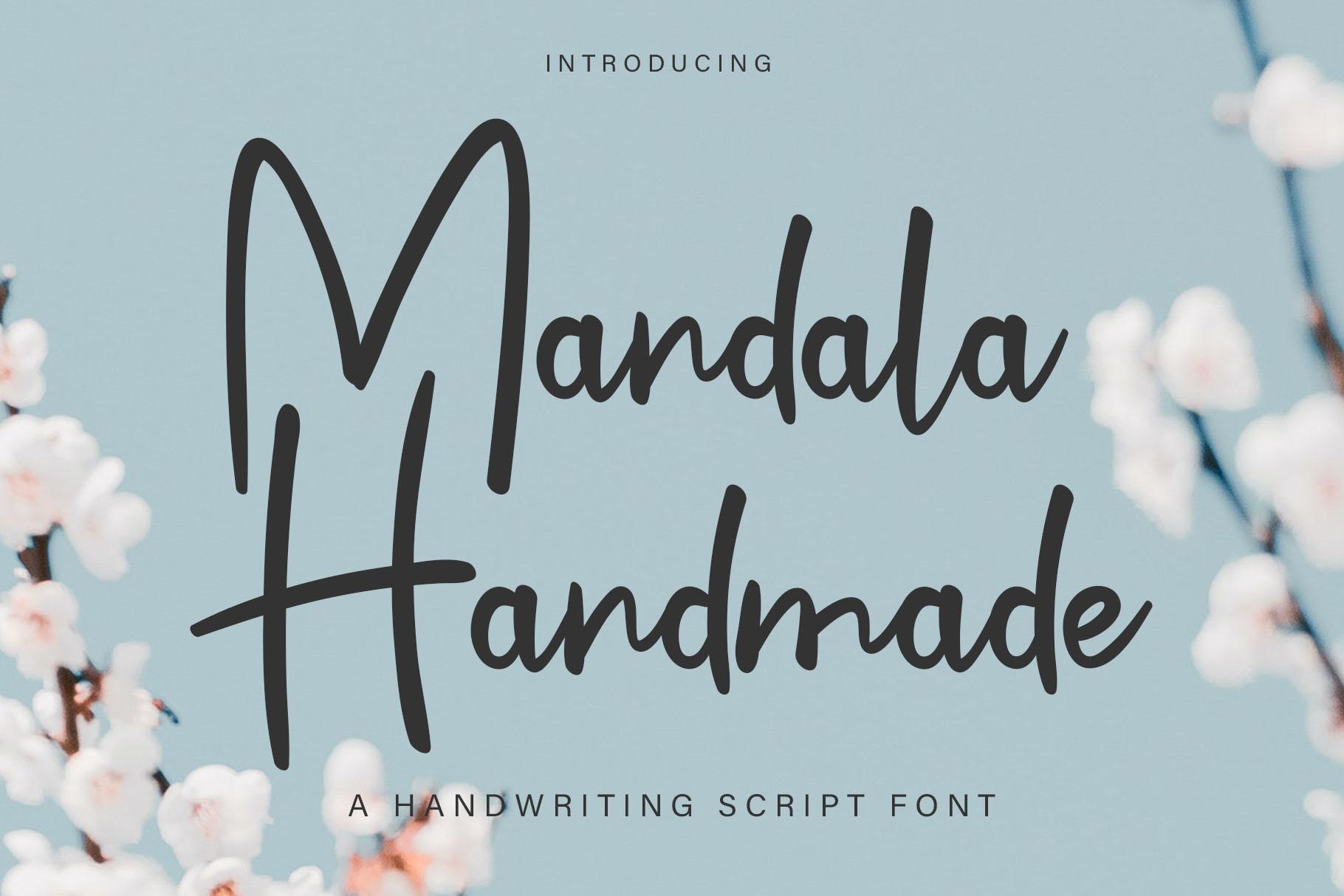 Mandala Handmade Font