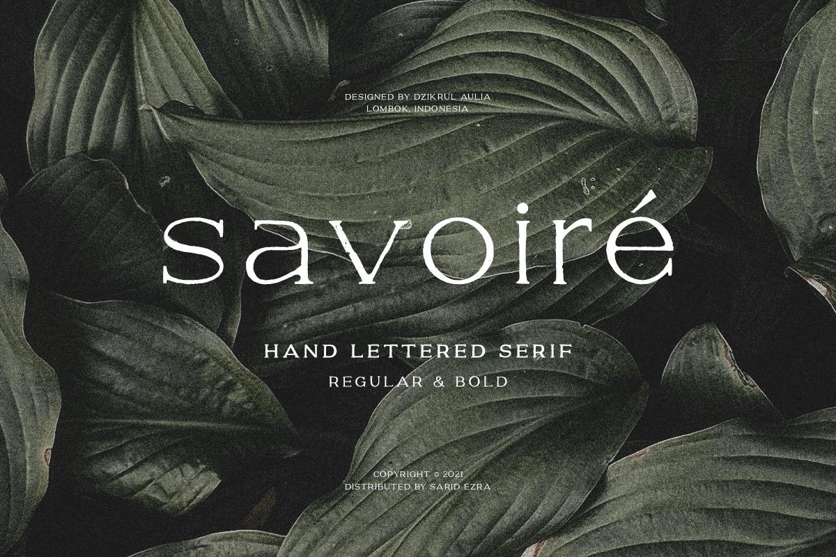 Savoire Font