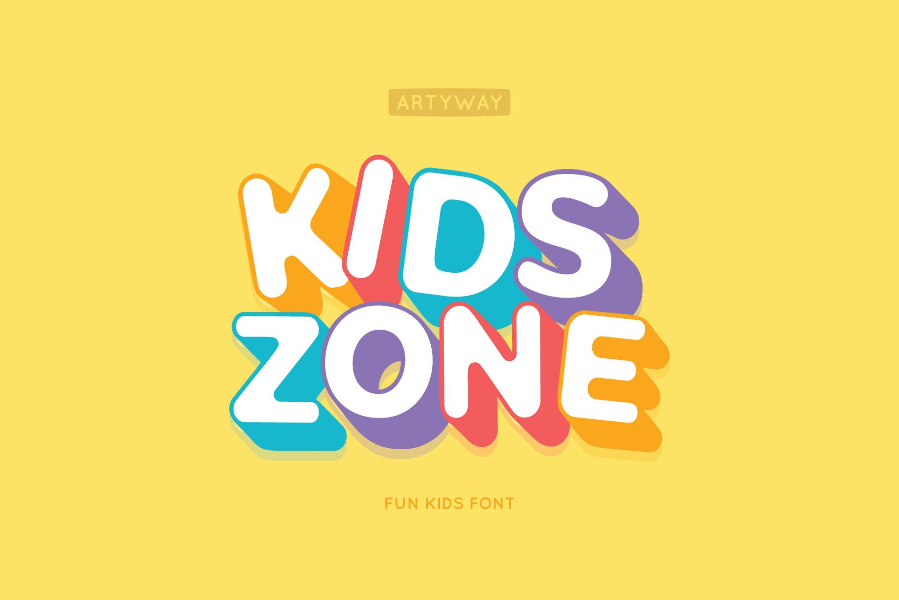 Kids Zone Font
