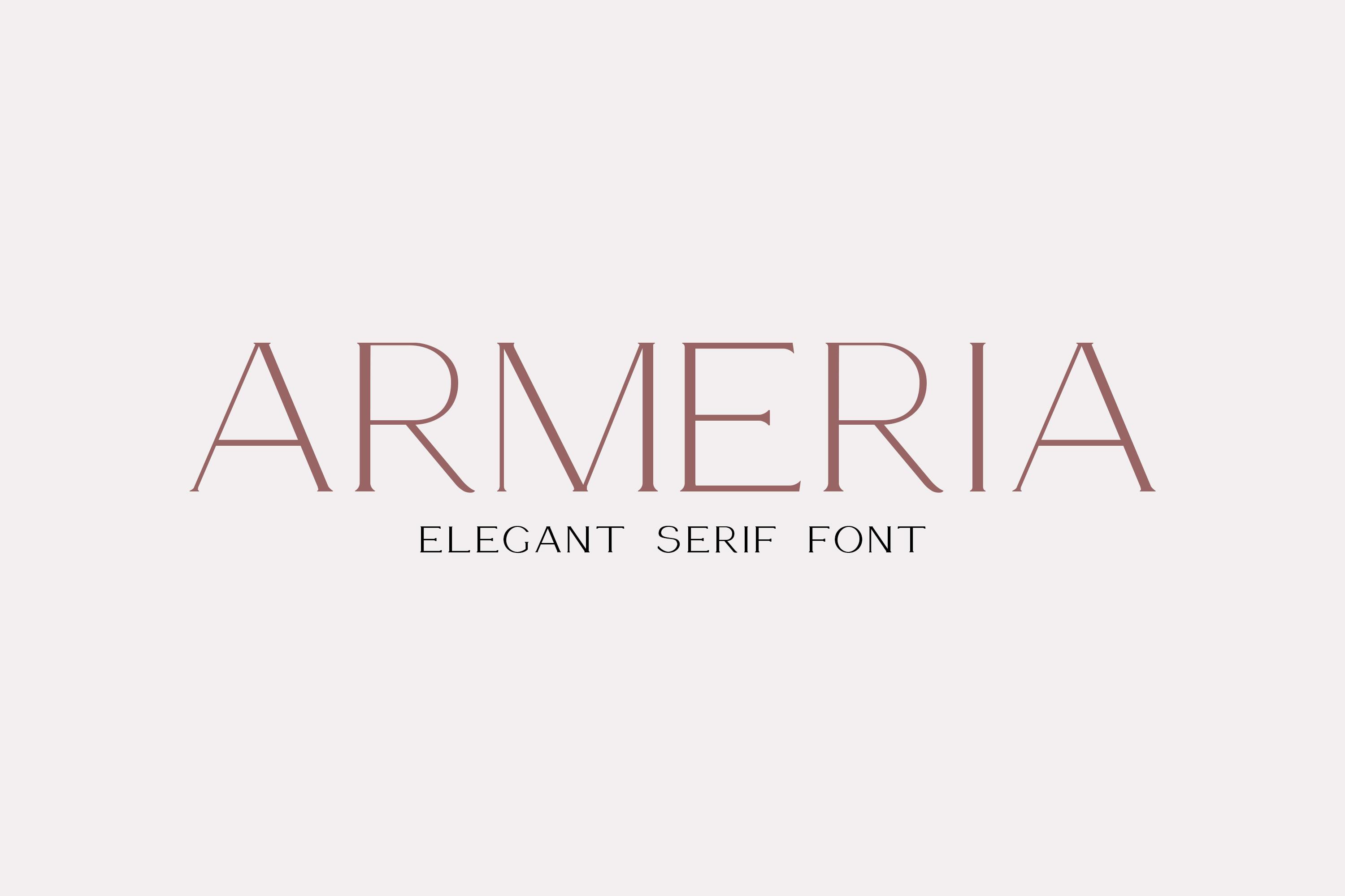 Armeria Font