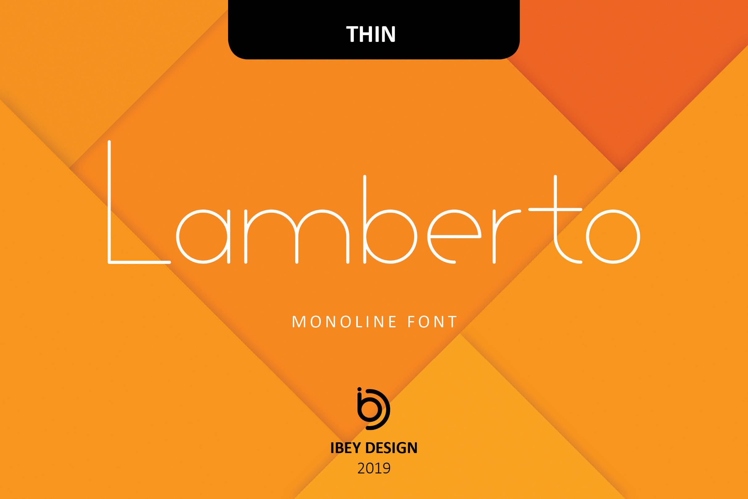 Lamberto Thin Font