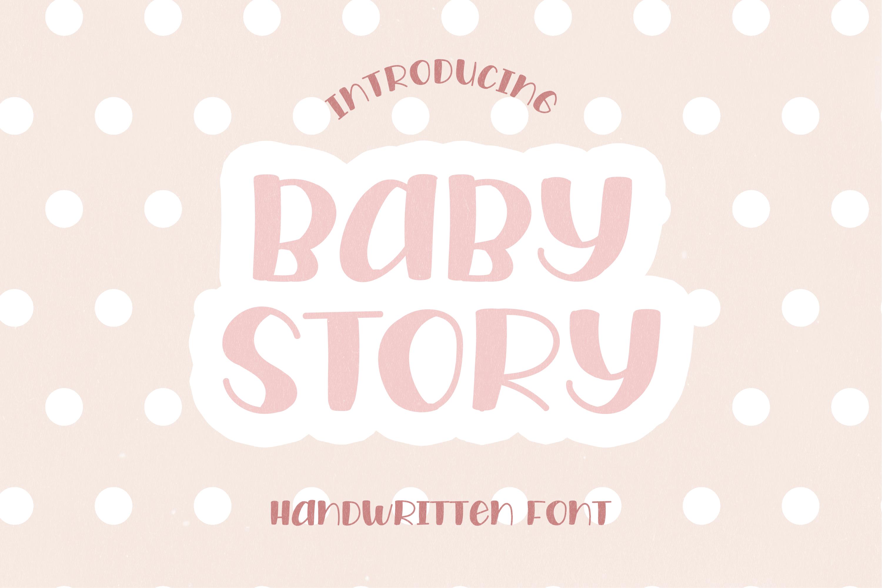 Baby Story Font
