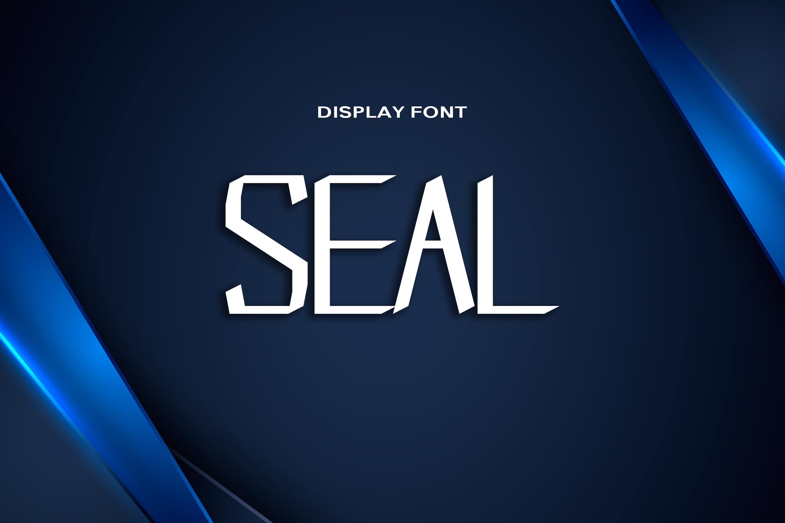 Seal Font