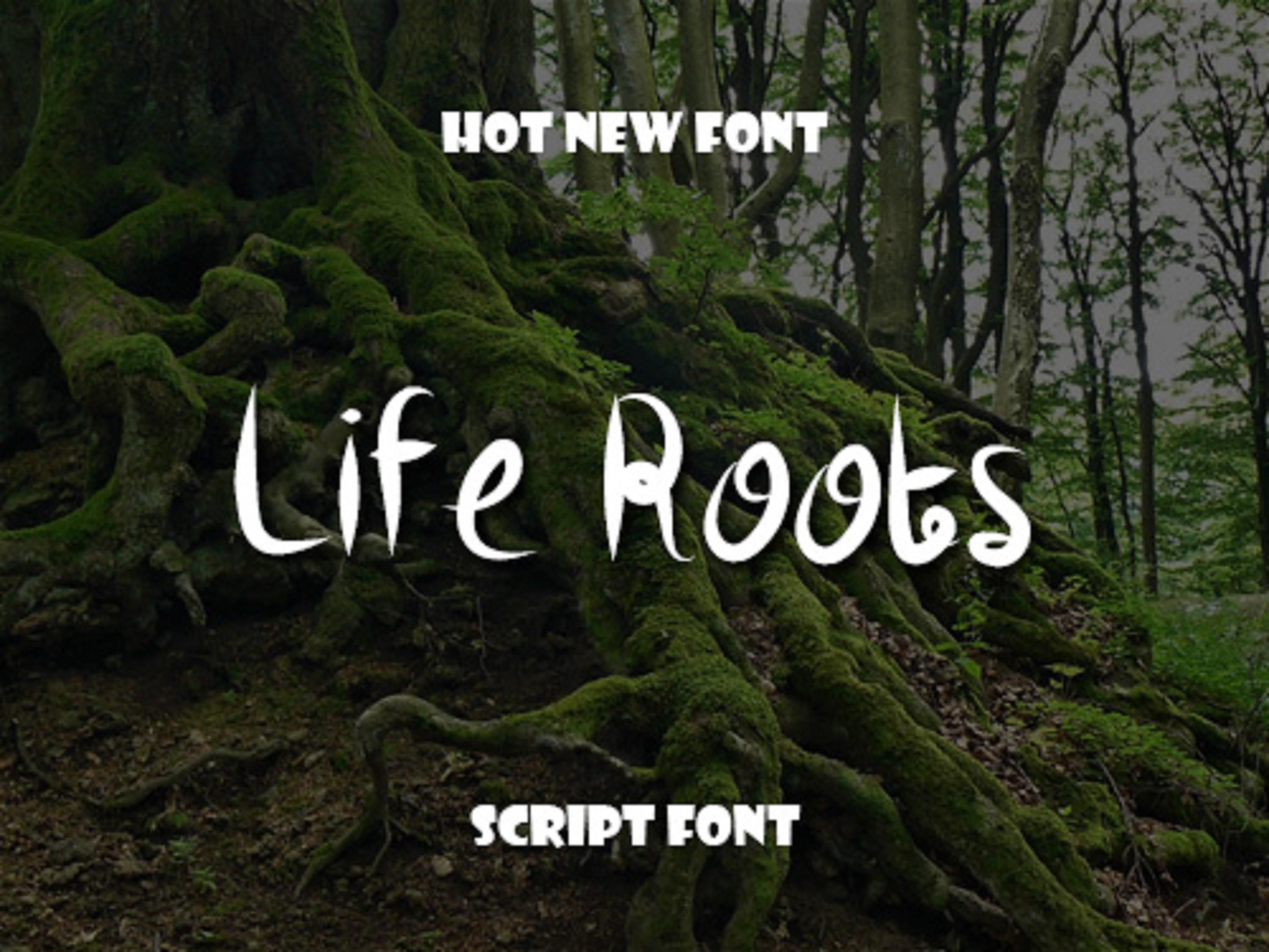 Life Roots Font