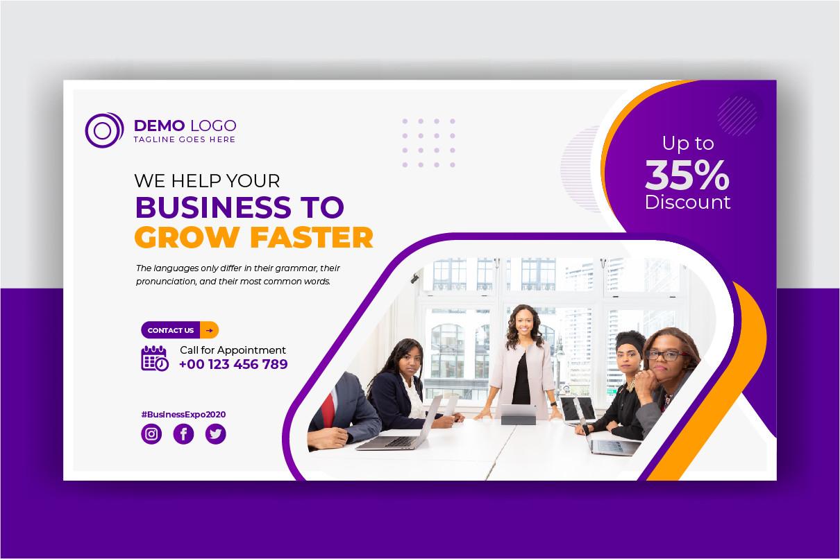 Business Conference Web Banner Design