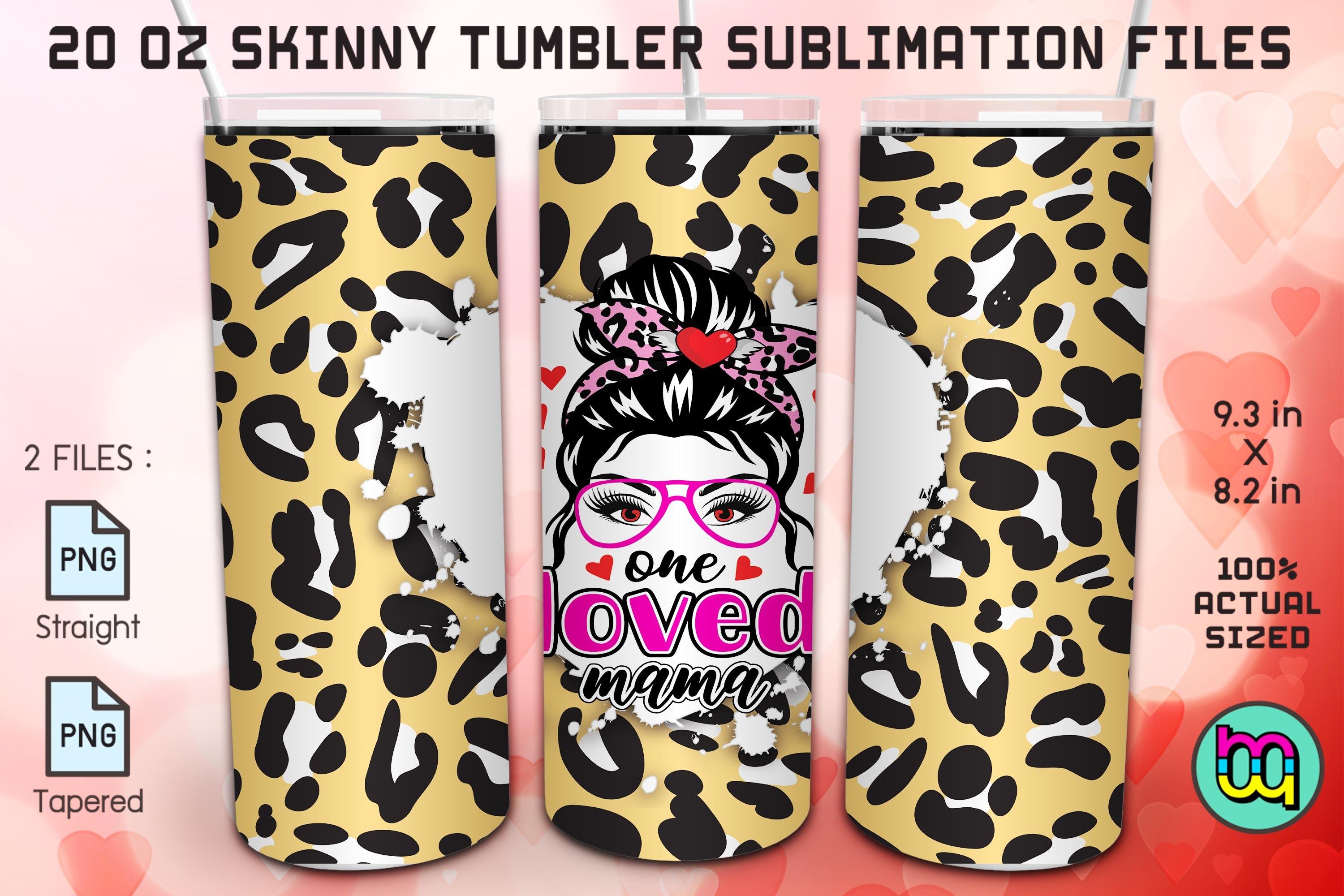 Valentine Leopard Print Mom Life Tumbler