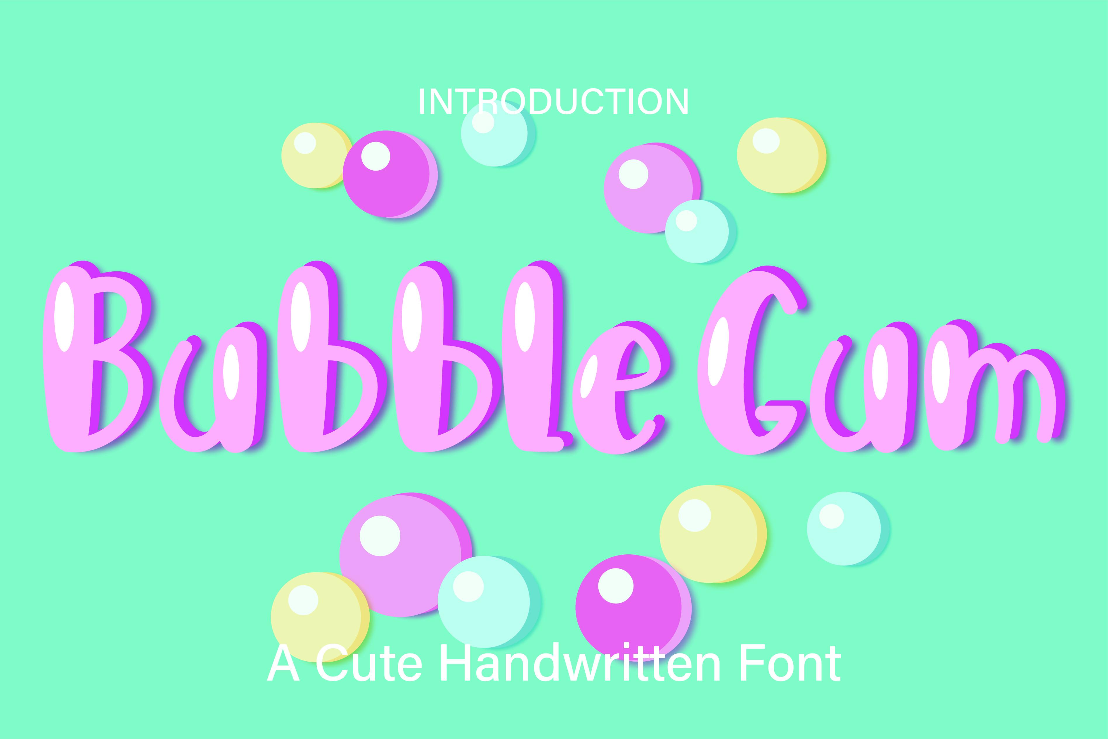 Bubble Gum Font