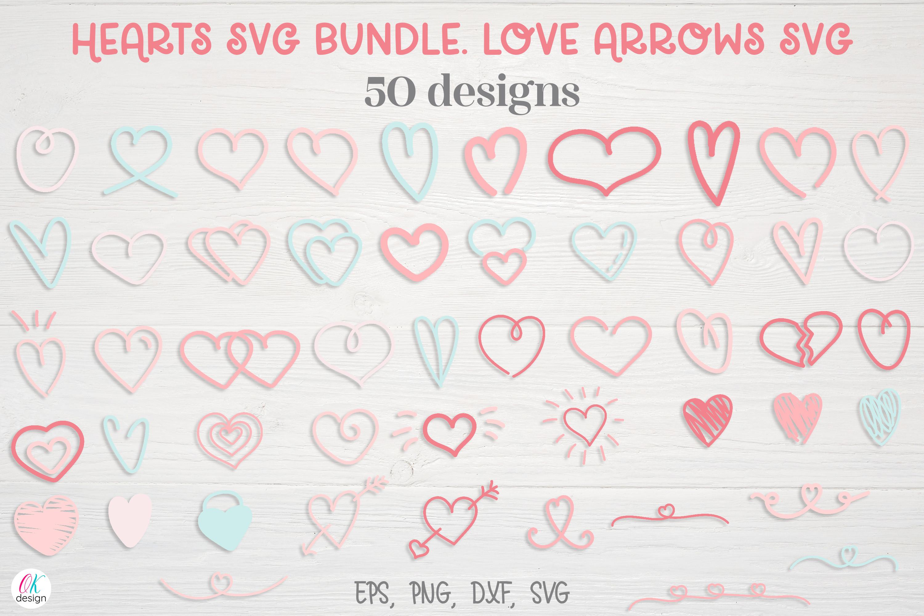 Heart SVG Bundle. Valentines Day Svg