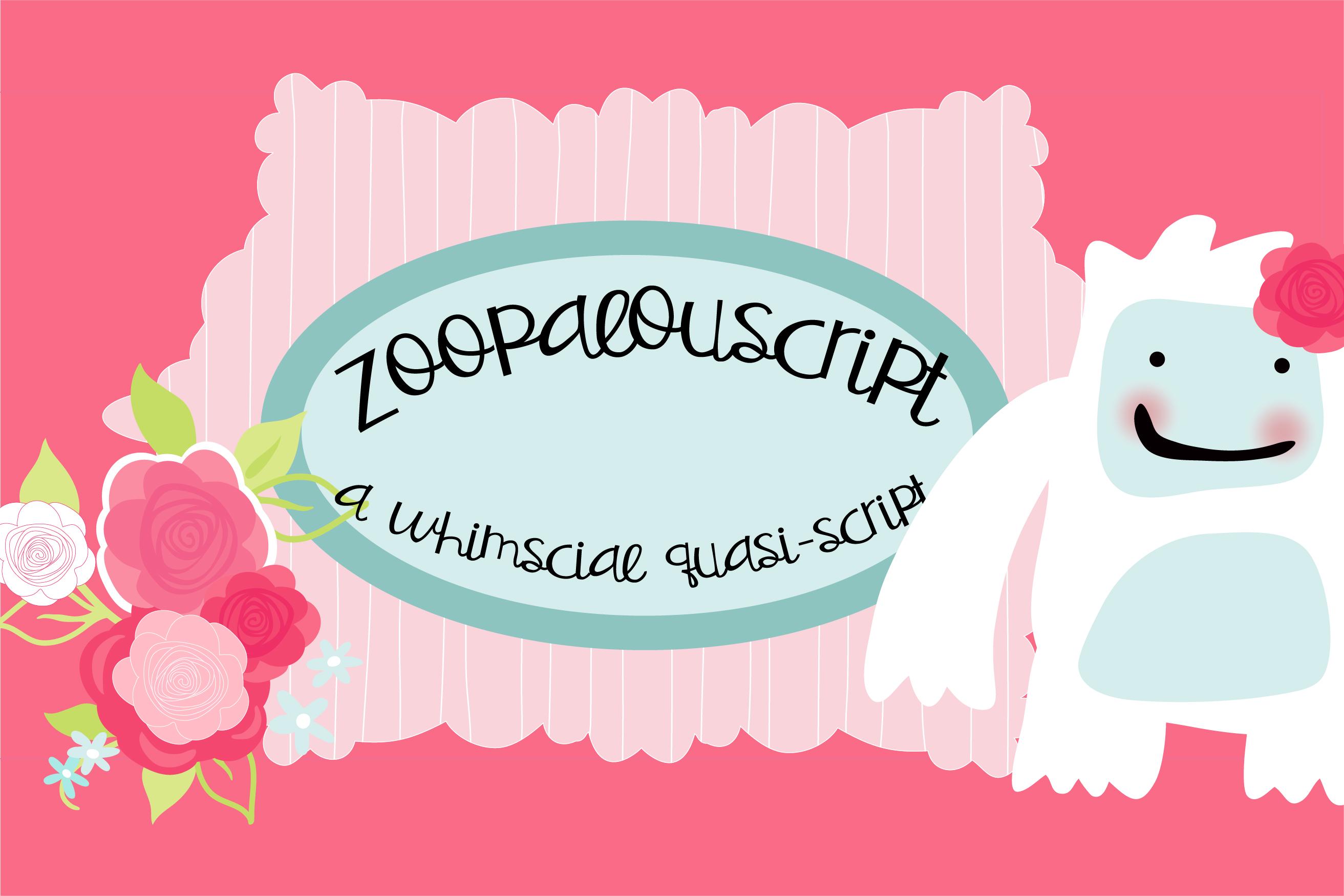 Zoopalouscript Font