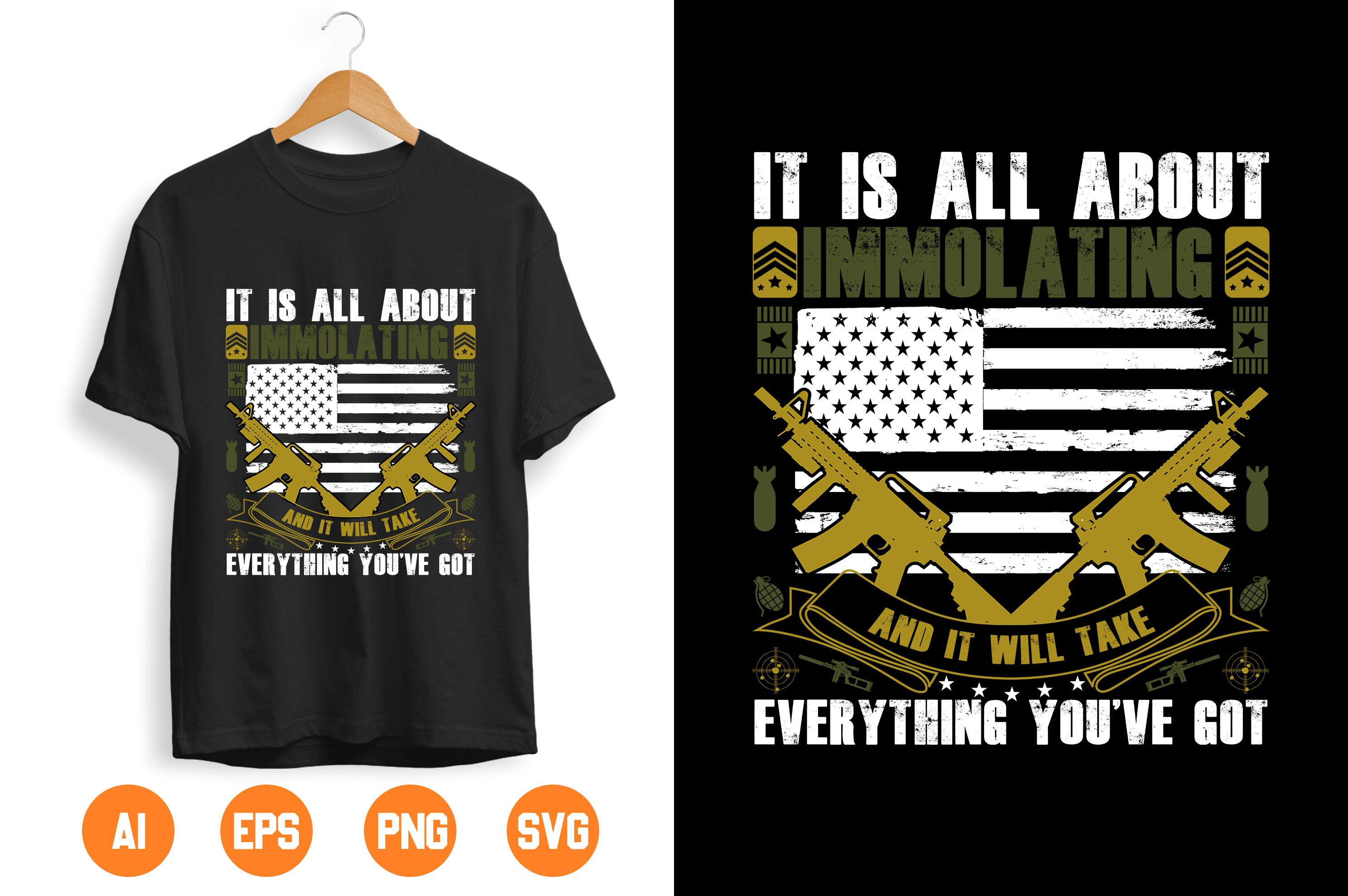 USA Army T-shirt Design 122