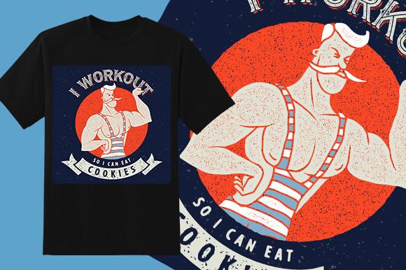 Workout T Shirt Design