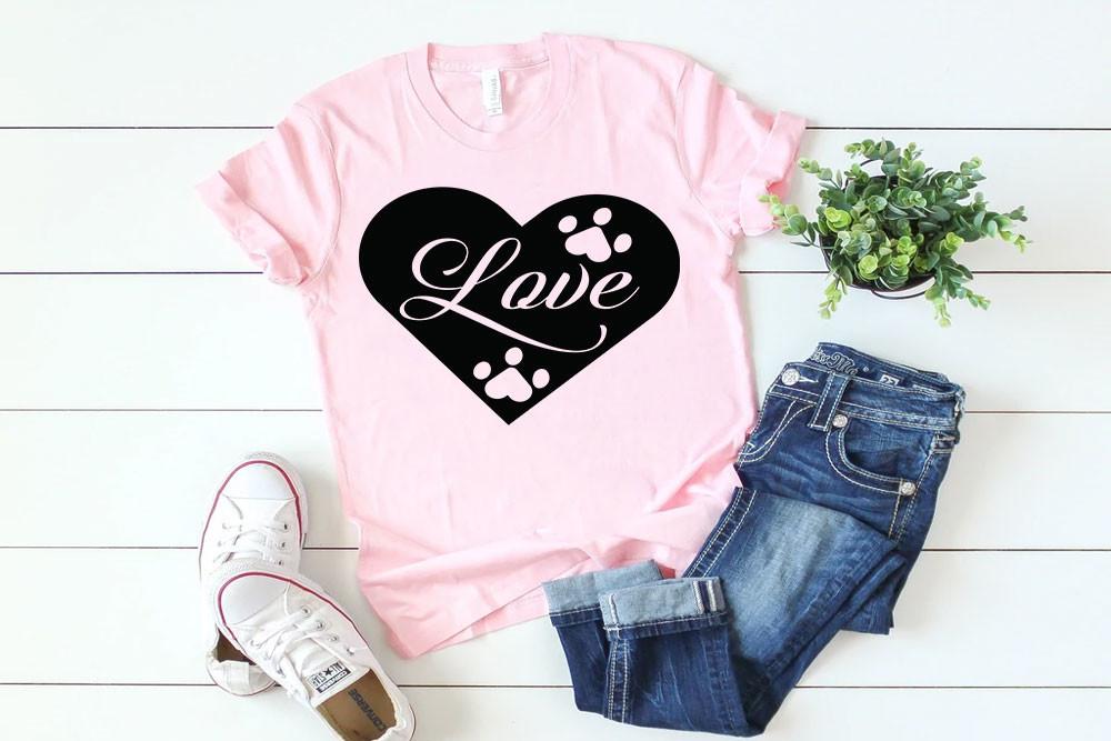 Dog Svg Design, LOVE