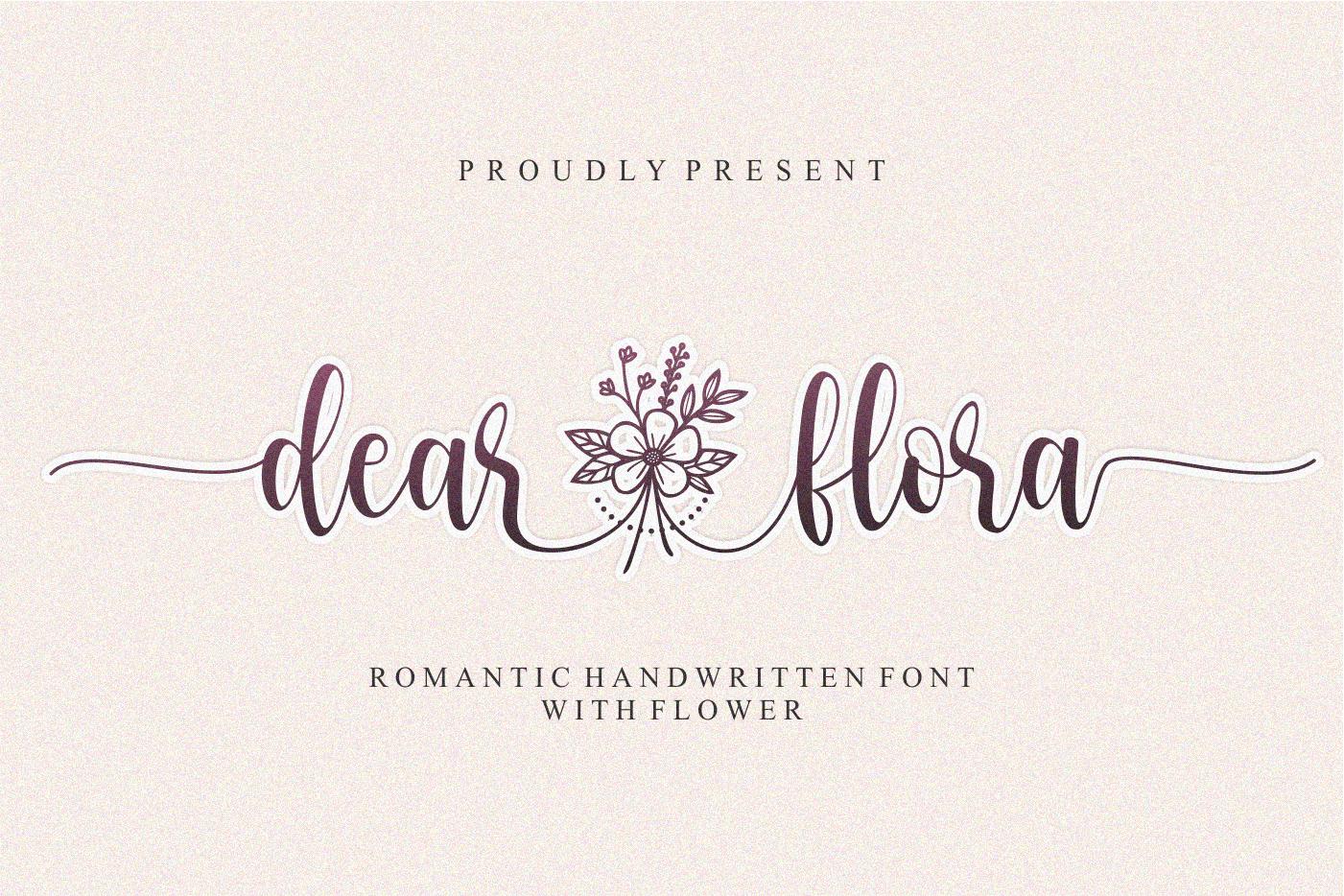 Dear Flora Font