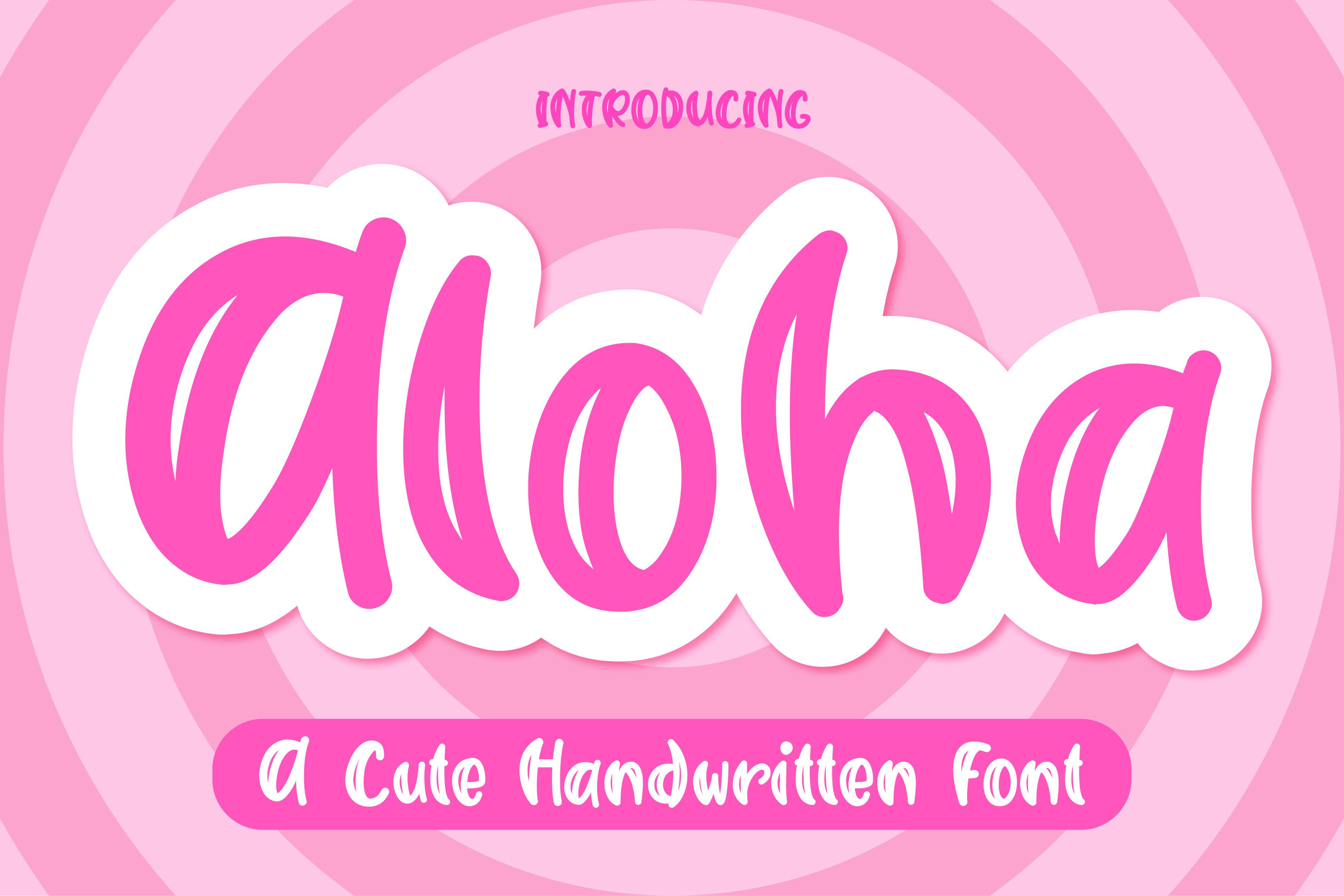 Aloha Font