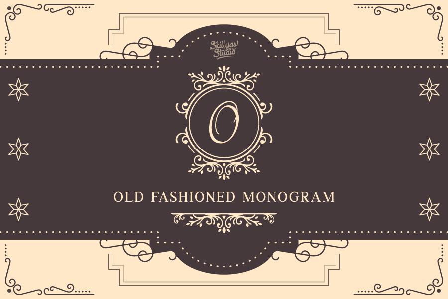 Old Fashioned Monogram Font